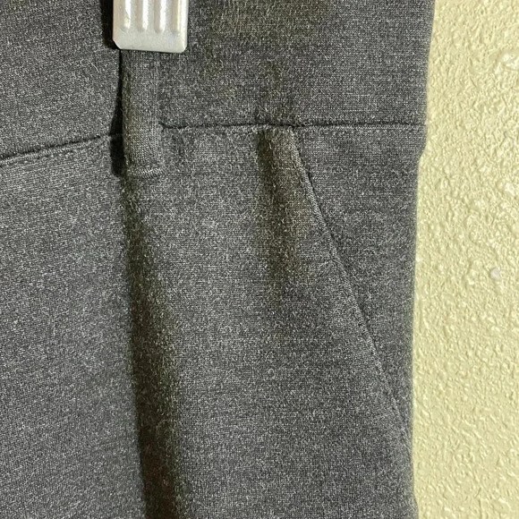 Betabrand Size LP Petite Charcoal Gray Classic Dress Yoga Pants Comfort Pull-On - Picture 6 of 6